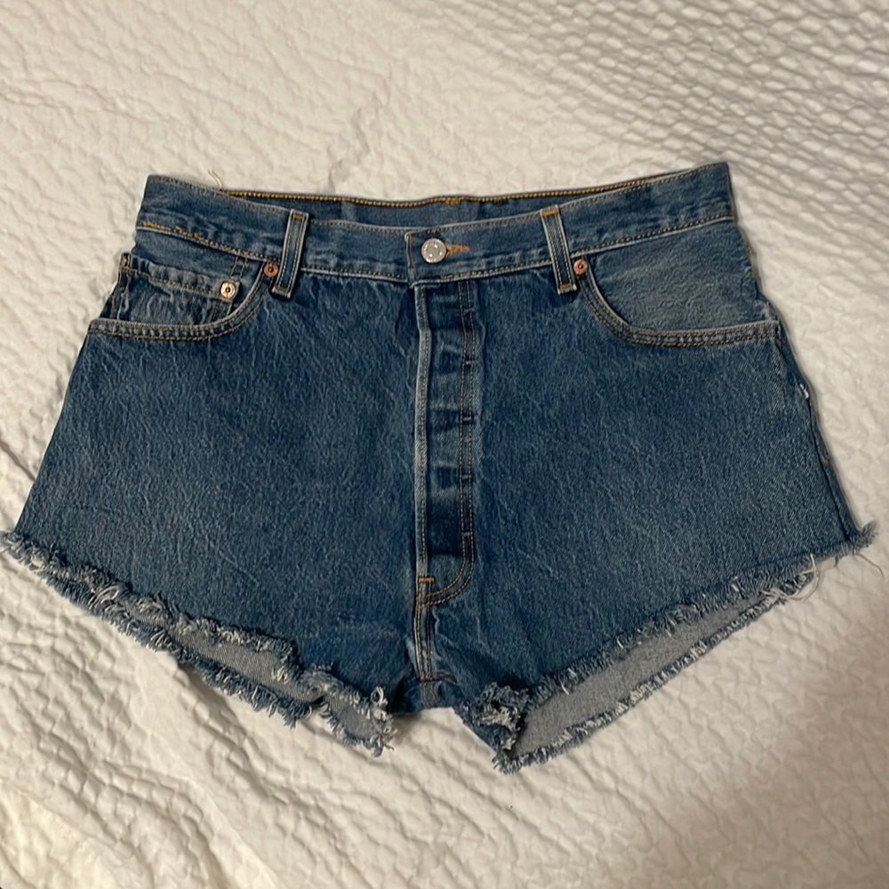 Vintage 501 Levi’s button up shorts